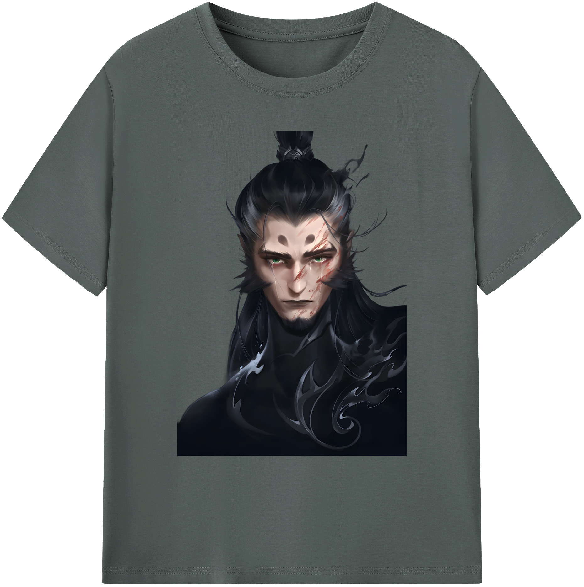 （画像用） Ne Zha 2 ナタ 魔童の大暴れ 綿100％ メンズ半袖Tシャツ｜肌触りやわらか＆通気性
